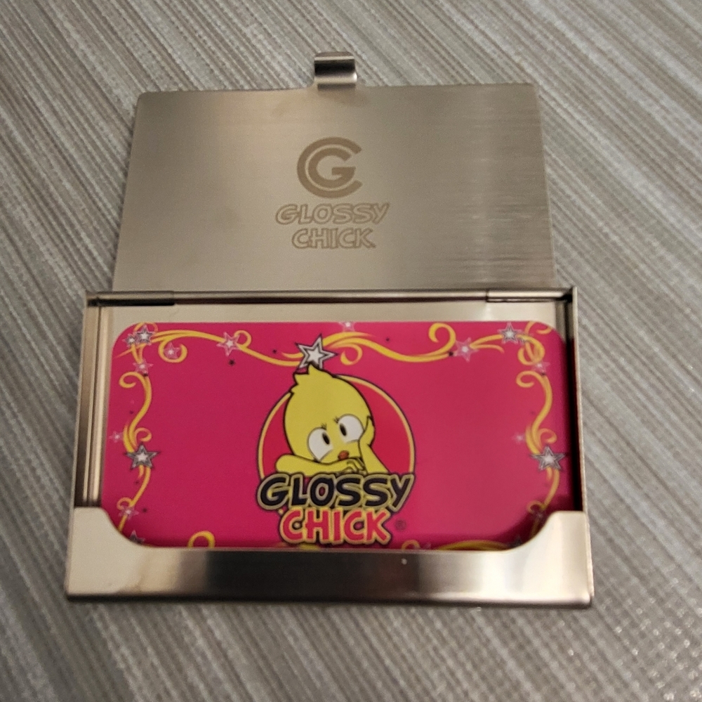 NEW Pink Rhinestone Card Case - Picture 2 of 3
